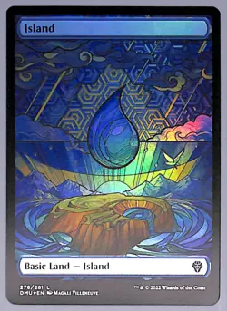 Island - Showcase - Foil - 278 - Dominaria United (DMU) MTG - Image 1