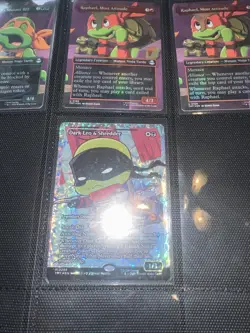 Dark Leo & Shredder (Showcase) (Fracture Foil) - Teenage Mutant Ninja Turtles - Image 2