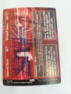 Charred Foyer Warped Space (Borderless) Duskmourn: House of Horror Regular - Image 1