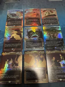 Mtg Avatar Foil Borderless Scene Lot Earthshape Appa Vigilant Fire Nation Turret - Image 1