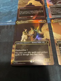 Mtg Avatar Foil Borderless Scene Lot Earthshape Appa Vigilant Fire Nation Turret - Image 2