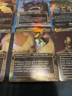 Mtg Avatar Foil Borderless Scene Lot Earthshape Appa Vigilant Fire Nation Turret - Image 3