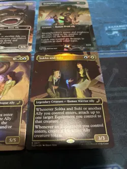 Mtg Avatar Foil Borderless Scene Lot Earthshape Appa Vigilant Fire Nation Turret - Image 4