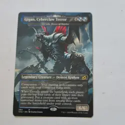 Wizards Magic: The Gathering Gigan Cyberclaw Terror Ikoria Rare Blue Black Lege… - Image 1
