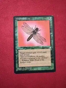 Giant Growth - Ice Age - MTG Magic The Gathering Vintage 90’s - Image 1