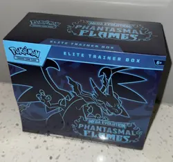 Pokemon Mega Evolution Phantasmal Flames Elite Trainer Box ETB Sealed - Image 1