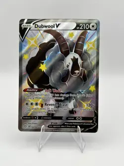 Pokemon Dubwool V Shiny SV120/SV122 SIF Shining Fates NM - Image 1
