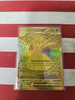 Pokemon Mega Evolutions Mega Gardevoir EX 187/132 Mega Hyper Rare Gold - Image 1