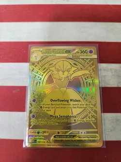 Pokemon Mega Evolutions Mega Gardevoir EX 187/132 Mega Hyper Rare Gold - Image 2