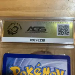 Pawmot 144/091 Sv: Paldean Fates Baby Shiny Pokemon TCG Holo AGS 9.5 MINT + - Image 5