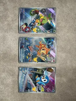 Pokemon TCG First Partner Illustration Collection Series 1 Gen 4 Sinnoh Starters - Image 1