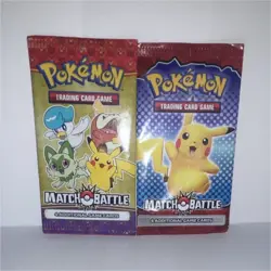 Pokemon TCG Match Battle Booster Packs Pikachu English 2 Sealed Packs 2022-2023 - Image 1