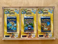 1999 Pokemon Base Set Blister Pack Sealed Art Set Charizard Blastoise Venusaur - Image 1