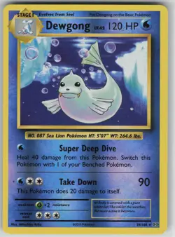 LP Dewgong 29/108 Reverse Holo Rare Evolutions Pokemon 2016 - Image 1