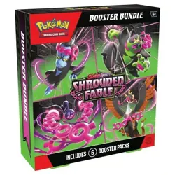 Pokemon TCG Scarlet and Violet Shrouded Fable Booster Bundle 6 Packs, Sealed - Image 1