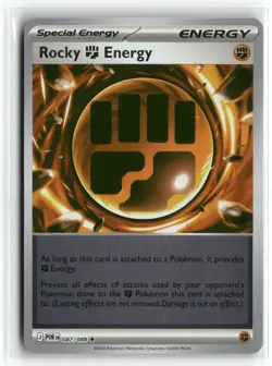 Rocky Fighting Energy 087/088 Rare Perfect Order Pokemon Reverse Holo Near Mint - Image 1