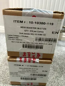 x1 Pokemon TCG Perfect Order Booster Box Factory Sealed Case Of 6 Boxes - Image 2