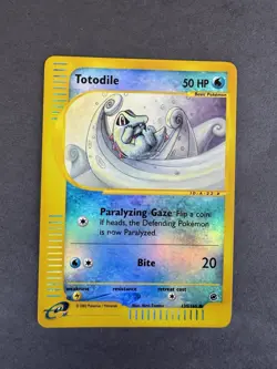 Totodile 135/165 Expedition Base Set Reverse Holo Basic 50 HP English Pokemon T… - Image 1