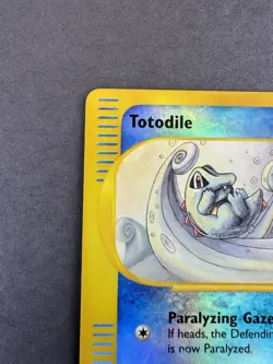 Totodile 135/165 Expedition Base Set Reverse Holo Basic 50 HP English Pokemon T… - Image 2