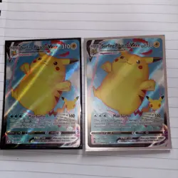 Pokemon TCG Surfing Pikachu VMAX 009/025 Celebrations Holo Near Mint - Image 1