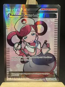 Pokemon TCG - Pokemon Center Lady 105/106 Ultra Rare - Full Art LP - Image 1