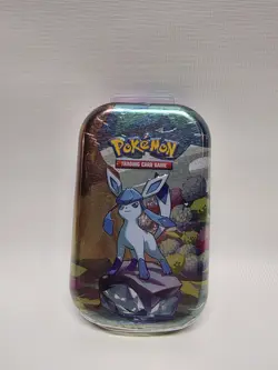 Glaceon Prismatic Evolutions Mini Tin 2 Booster Packs Pokemon FACTORY SEALED TCG - Image 1