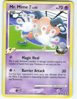 Mr. Mime E4 - 28/111 Rising Rivals - Pokemon TCG - 2009 - Image 1
