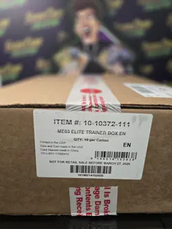 Pokemon TCG: Perfect Order Elite Trainer Box Sealed Case x10 - In Hand - Image 1