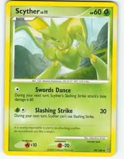 Scyther - 49/100 Stormfront - Pokemon TCG - 2008 - Image 1