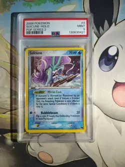 Suicune 4/17 Pop Series 2 Holo Rare PSA 9 MINT Pokemon 2006 - Image 1