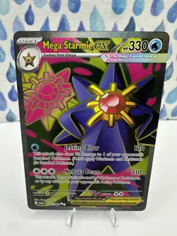 Mega Starmie Ex 102 Perfect Order Pokemon TCG English, Ultra Rare !!! - Image 1