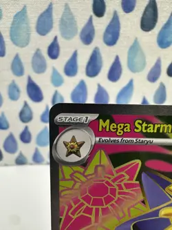 Mega Starmie Ex 102 Perfect Order Pokemon TCG English, Ultra Rare !!! - Image 3