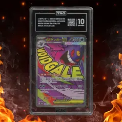Pokemon Mega Dream EX MEGA GENGAR EX 230/193 Mega Attack Rare TAG 10 - Image 1