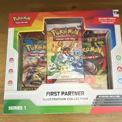 Pokemon First Partner Illustration Collection Series 1 Box Booster Promo English - Image 1