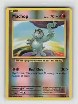 LP Machop 57/108 Common Evolutions Pokemon Reverse Holo 2016 - Image 1