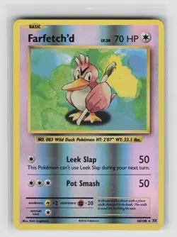 LP Farfetch'd 68/108 Rare Evolutions Pokemon Reverse Holo 2016 - Image 1