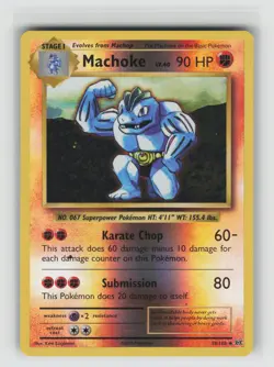 LP Machoke 58/108 Reverse Holo Uncommon Evolutions Pokemon 2016 - Image 1