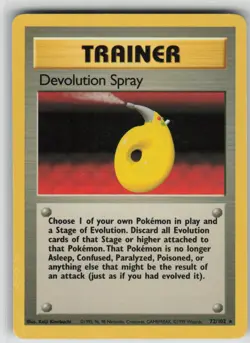 MP Devolution Spray 72/102 Rare Base Set Unlimited Pokemon 1999 - Image 1
