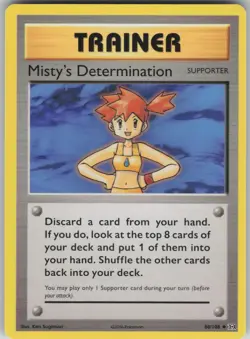 LP Misty's Determination 80/108 Uncommon Evolutions Pokemon 2016 - Image 1