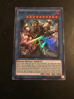 Yugioh Demise, Supreme King of Armageddon OP08-EN005 Super Rare - Image 1