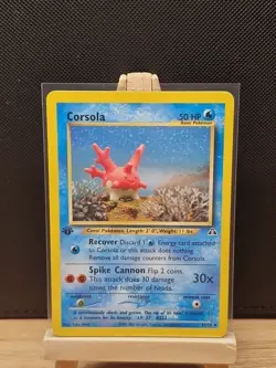 Pokemon TCG 2001 Neo Discovery 1st Edition Corsola 37/75 - Near Mint - Image 1