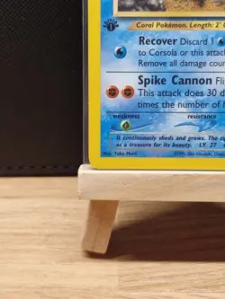 Pokemon TCG 2001 Neo Discovery 1st Edition Corsola 37/75 - Near Mint - Image 5