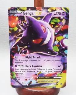 Pokemon Gengar EX 34/119 XY - Phantom Forces Full Art Ultra Rare 170 HP/DMG EX - Image 1