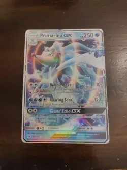 Primarina GX 42/149 Sun And Moon Base Pokemon Trading Card Ultra Rare - Image 1