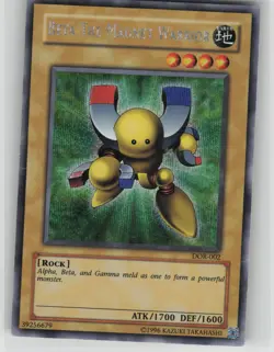 MP Beta the Magnet Warrior DOR-002 Secret Rare Duelist of the Roses Yu-Gi-Oh - Image 1