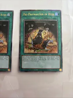 3x Pre-Preparation Of Rites | RA01-EN055 | Quarter Century Secret Rare | YuGiOh! - Image 4