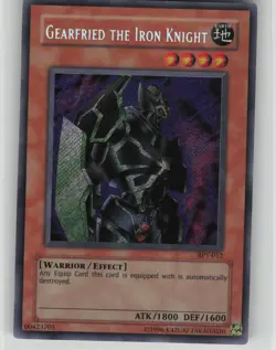 MP Gearfried the Iron Knight BPT-012 Secret Rare 2003 Collectors Tin Yu-Gi-Oh - Image 1