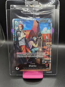 Shanks (2025 PSA Magazine Promo) OP09-001 One Piece Promotion Cards Foil SEALED - Image 2