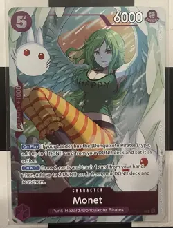 One Piece The Azure Sea's Seven Dash Pack Monet OP14-074 - Image 1