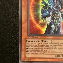 Yu-Gi-Oh! Black Luster Soldier Envoy of the Beginning 1st Edition IOC-025 Played - Image 3